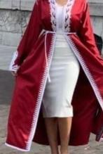 robe kimono / caftan marocain taille 40 - 42, Rouge, Robe de gala, Taille 38/40 (M), Enlèvement ou Envoi