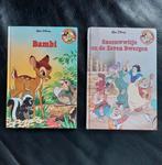 2 Disney verhalen: Bambi en Sneeuwwitje, Boeken, Kinderboeken | Jeugd | onder 10 jaar, Ophalen of Verzenden, Zo goed als nieuw