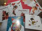 12 kerstwenskaarten en -enveloppen,, Diversen, Ophalen of Verzenden, Nieuw