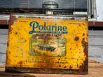 Polarine oud zeldzaam olieblik, Verzamelen, Ophalen of Verzenden, Gebruikt, Verpakking