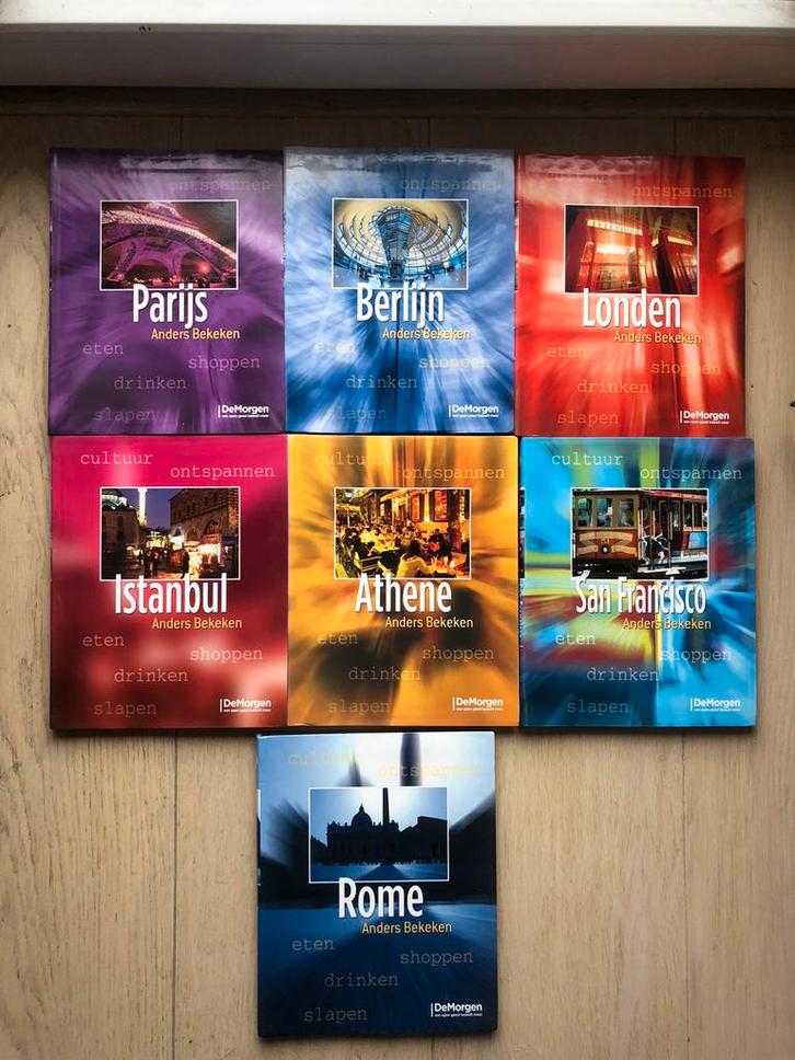 Wereldsteden anders bekeken 7 stuks., Boeken, Geschiedenis | Wereld, Zo goed als nieuw, Ophalen