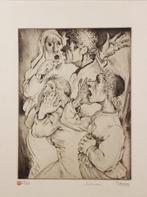 Gravure door Nicolas Eekman, Antiek en Kunst, Kunst | Etsen en Gravures, Ophalen of Verzenden