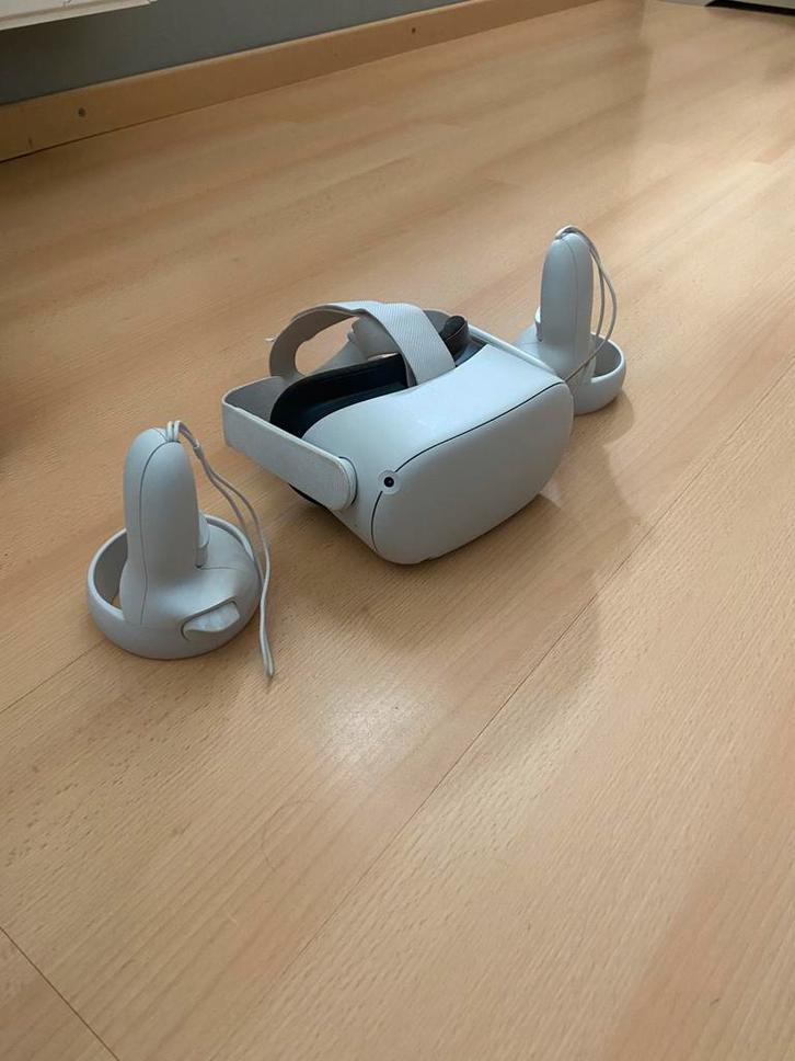 Meta Quest 2 64GB, Games en Spelcomputers, Virtual Reality, Gebruikt, Pc, VR-bril, Ophalen