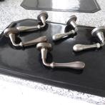 Deurklinken retrostijl, metaal, 265 gram, vijf stuks, NIEUW, Doe-het-zelf en Bouw, Hang- en Sluitwerk, Ophalen of Verzenden, Nieuw