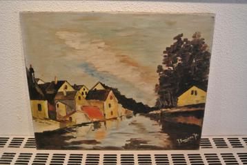  Impress.Schild naar.Maurice de Vlaminck Ged.Jan.’57 beschikbaar voor biedingen