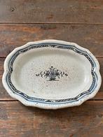 ANTIEKE SCHAAL WIT BLAUW FRANKRIJK ZEER OUD, Antiek en Kunst, Ophalen of Verzenden