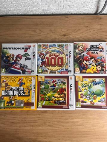 Mario 3DS-spellen beschikbaar voor biedingen