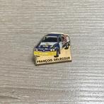 PIN - FRANCOIS DELECOUR - RENAULT CLIO - RALLYE - RALLY, Verzenden, Gebruikt, Sport, Speldje of Pin