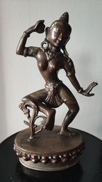 Bronzen beeld dansende Shiva, Antiek en Kunst, Antiek | Brons en Koper, Ophalen of Verzenden