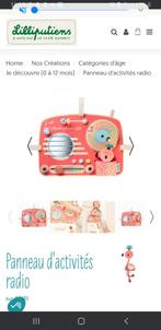 Panneau d'activités  Lilliputiens, Enfants & Bébés, Jouets | Jouets de bébé, Autres types, Enlèvement ou Envoi, Neuf