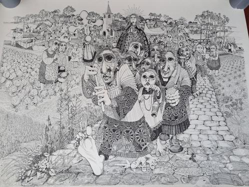 KUNSTWERK van MAY CLAERHOUT, Antiek en Kunst, Kunst | Beelden en Houtsnijwerken, Ophalen