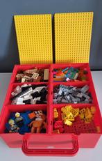 Lot LEGO avec Boîte de Rangement + 2 Plaques - Excellent Éta, Kinderen en Baby's, Speelgoed | Bouwstenen, Ophalen of Verzenden