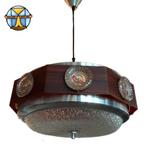 Retro plafondlamp / space age UFO lamp (Lakro) 60s hanglamp, Ophalen of Verzenden, Zo goed als nieuw