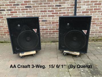 Klassiek 3-Weg 15”/ 6”/ 1”    AA CRAAFT beschikbaar voor biedingen