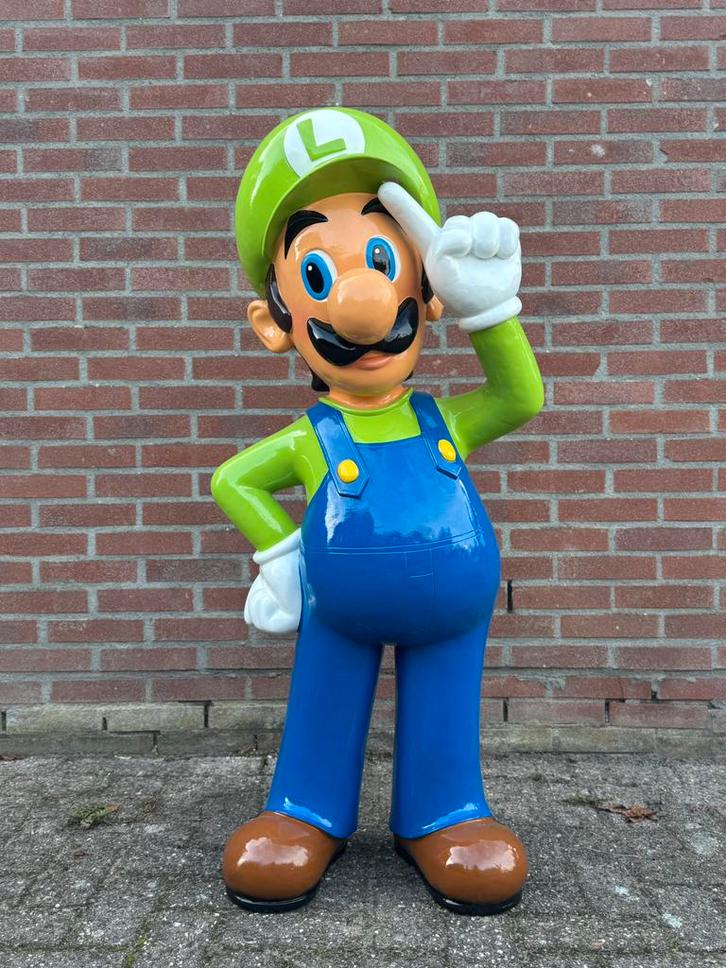 Groot Luigi reclame decoratie beeld !, Verzamelen, Beelden en Beeldjes, Zo goed als nieuw, Fantasy, Ophalen