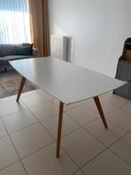 Witte eettafel, Huis en Inrichting, Tafels | Eettafels, Ophalen, Gebruikt
