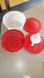 Tupperware sla zwierder met rem, Ophalen of Verzenden, Gebruikt, Rood