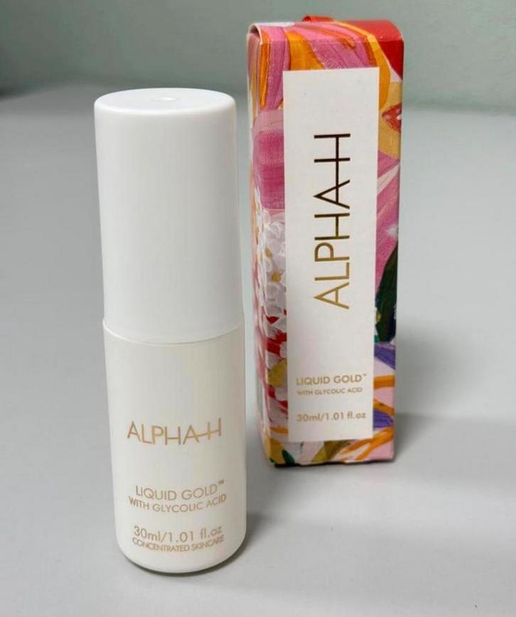 Alpha-H Liquid Gold Travelsize - Exfoliant AHA-behandeling, Handtassen en Accessoires, Uiterlijk | Gezichtsverzorging, Nieuw, Gehele gezicht