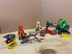 Playmobil werkmannen met graafkraan, Ophalen of Verzenden