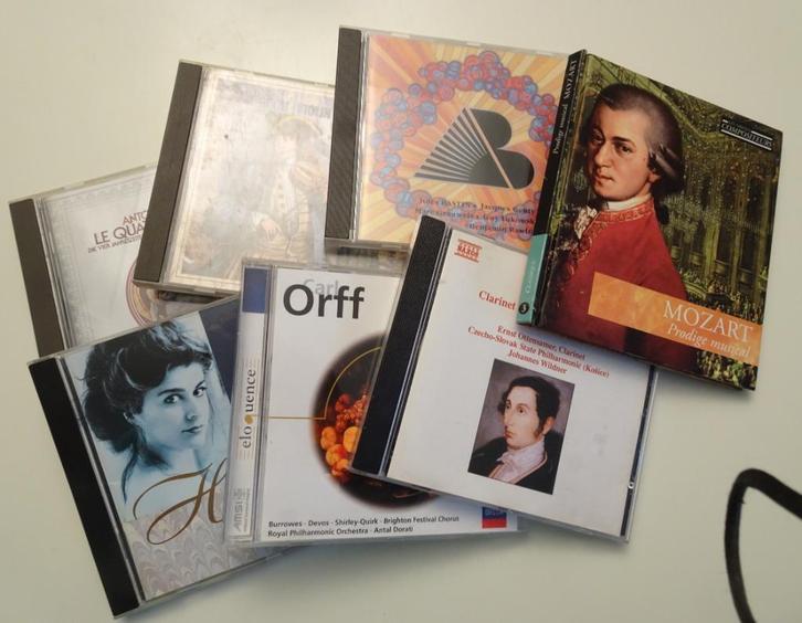 Kavel van 7 klassieke muziek-cd's + 10 cd's, ongegarandeerde, Cd's en Dvd's, Cd's | Klassiek, Gebruikt, Kamermuziek, Classicisme
