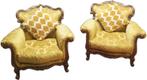 Paire de fauteuils baroque rococo état impecable, Antiquités & Art, Enlèvement