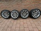 Bmw 684 Wielen 18" 5x112 - alu velgen + zomerbanden runflat, Auto-onderdelen, Banden en Velgen, Velg(en), Gebruikt, Personenwagen