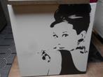 Groot canvas - Audrey Hepburn - 90 x 90 cm, Huis en Inrichting, Ophalen, Zo goed als nieuw