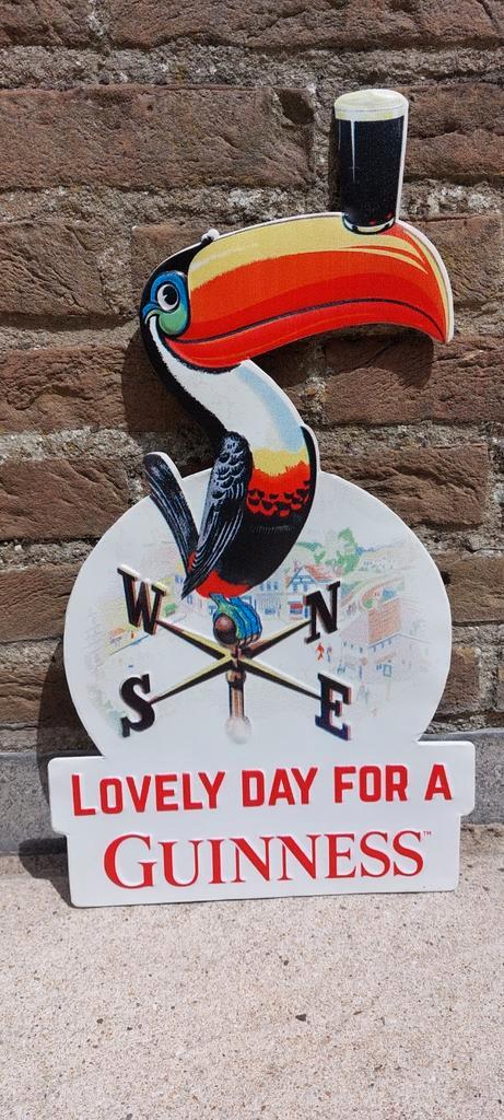 Panneau d'affichage Guinness, Collections, Marques de bière, Neuf, Panneau, Plaque ou Plaquette publicitaire, Autres marques, Enlèvement ou Envoi