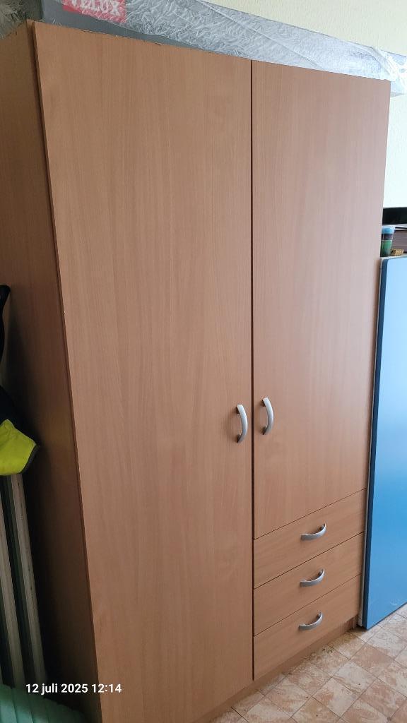 Kleerkast, Huis en Inrichting, Kasten | Kleerkasten, Gebruikt, 150 tot 200 cm, 50 tot 100 cm, 50 tot 75 cm, Met lade(s), Met deur(en)