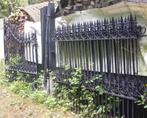 Portail décoratif + clôture, Clôture en treillis métallique simple, Enlèvement, Utilisé, Fer