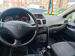 Peugeot 207 1.4i benzine 2009, Auto's, Voorwielaandrijving, Stof, Zwart, 4 cilinders