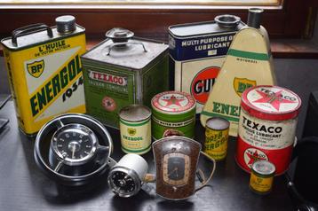 ruilen oldtimer klok olie blik emaillebord beschikbaar voor biedingen