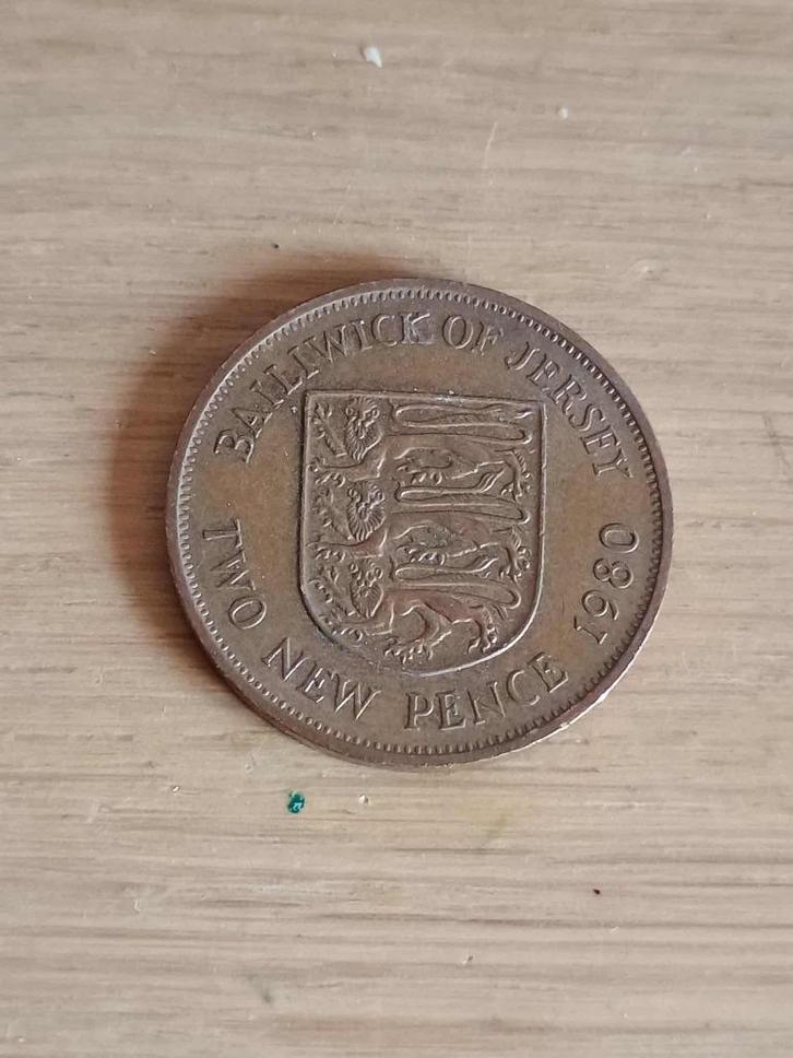 EILAND JERSEY 2 New Pence 1980 - CollectorTor24, Postzegels en Munten, Munten | Europa | Niet-Euromunten, Losse munt, Overige landen