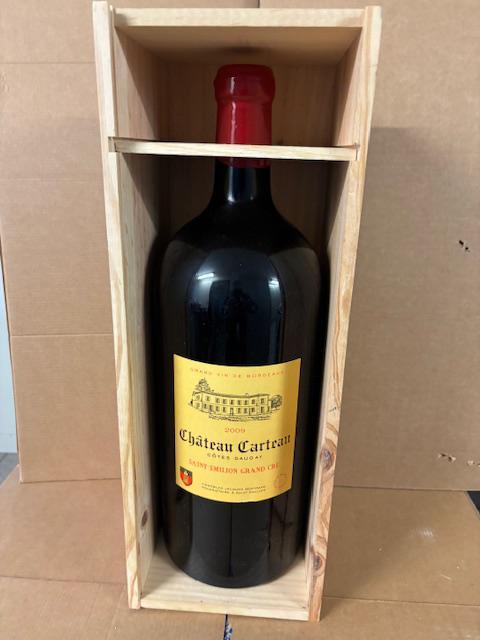 5 l wijnfles Chat Carteau Côtes Daugay 2009 ideaal vr feest, Verzamelen, Wijnen, Nieuw, Ophalen