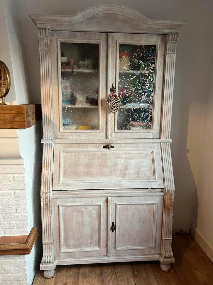 Brocante secretaire/bureau, Huis en Inrichting, Kasten | Buffetkasten, Gebruikt, 200 cm of meer, 100 tot 150 cm, 50 tot 75 cm