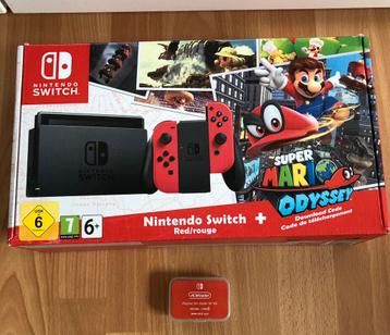 Nintendo Switch Red V1 Unpatched + RCM Loader beschikbaar voor biedingen