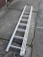 Ladder, uitschuifbaar, 3 delen, Ophalen, Gebruikt, Ladder, Opvouwbaar of Inschuifbaar