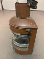 Koperen scheepslamp, Ophalen of Verzenden, Zo goed als nieuw