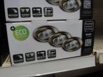 Halogeen inbouw spot, set van 3 x 42 W, Lon, Metaal of Aluminium, Halogeen, Ophalen of Verzenden