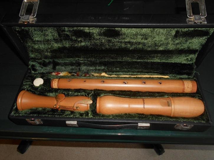 Tenorblokfluit - Mollenhauer, Muziek en Instrumenten, Blaasinstrumenten | Blokfluiten, Zo goed als nieuw, Tenor, Ophalen