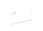 Witte led hanglamp, Ophalen, Zo goed als nieuw, Metaal, 75 cm of meer