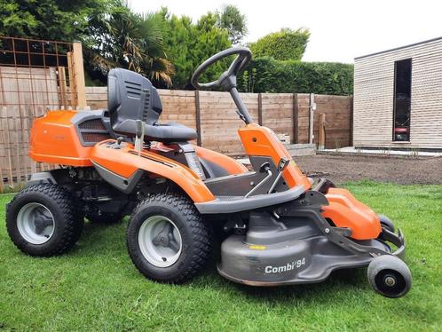 Zitmaaier/Frontmaaier - Husqvarna Rider R 213C BJ2019, Tuin en Terras, Zitmaaiers, Zo goed als nieuw, 90 tot 120 cm, Elektrische starter