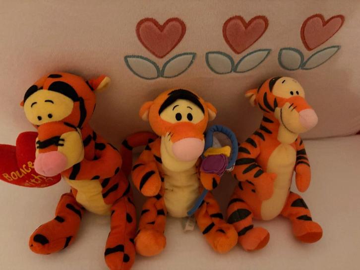 Lot de Tigrou Disney, Kinderen en Baby's, Speelgoed | Knuffels en Pluche, Zo goed als nieuw, Overige typen, Ophalen