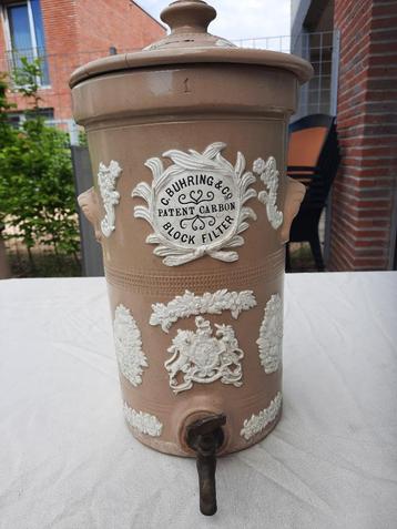 C. Buhring & Co Carbon Waterfilter - Antiek 19de eeuw UK beschikbaar voor biedingen