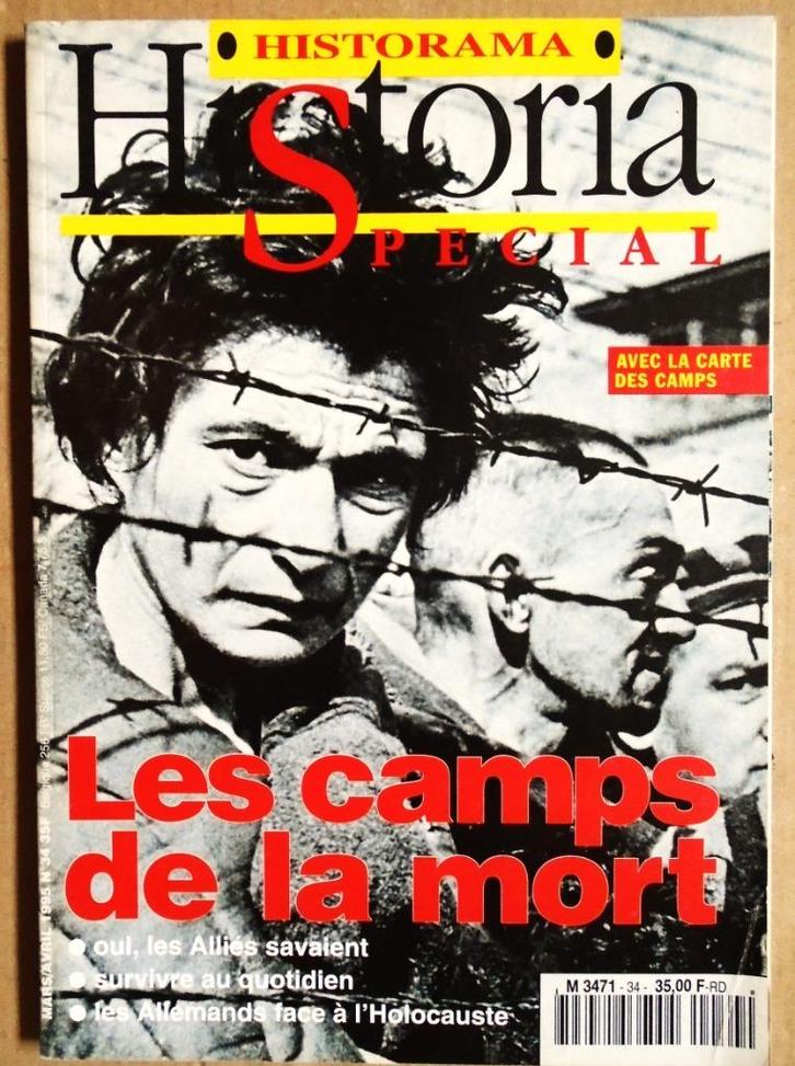 Historia-Special - Les Camps de la mort - 1995, Boeken, Geschiedenis | Wereld, Zo goed als nieuw, Europa, 20e eeuw of later, Ophalen of Verzenden
