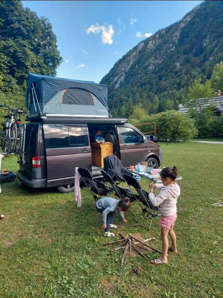 Volkswagen camper - 4 slaapplaatsen - LPG - daktent etc., Caravans en Kamperen, Mobilhomes, Particulier, tot en met 4, Buscamper of Camperbus