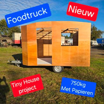 Caravane 750 kg, permis de conduire B, food truck, wagon git, Entreprise, Jusqu'à 4 m, 500 - 750 kg, Autre