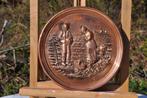 assiette murale decorative cuivre rouge angelus, Antiquités & Art, Antiquités | Bronze & Cuivre, Enlèvement ou Envoi, Cuivre