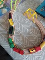 houten trein, Ophalen, Gebruikt