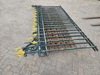 2 antieke gesmede hekken , Lang per hek 3.40 meter, Enlèvement, Comme neuf, Fer, Porte du jardin